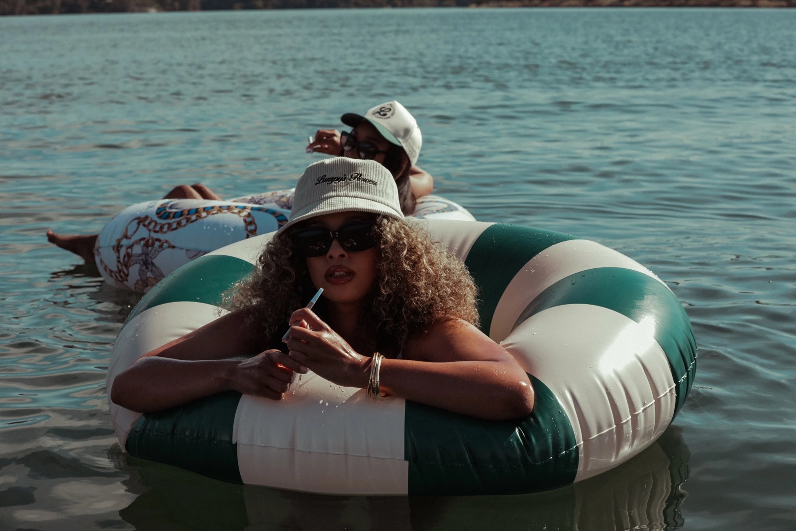 Lumpy's lifestyle — lake days in Lumpy's hats